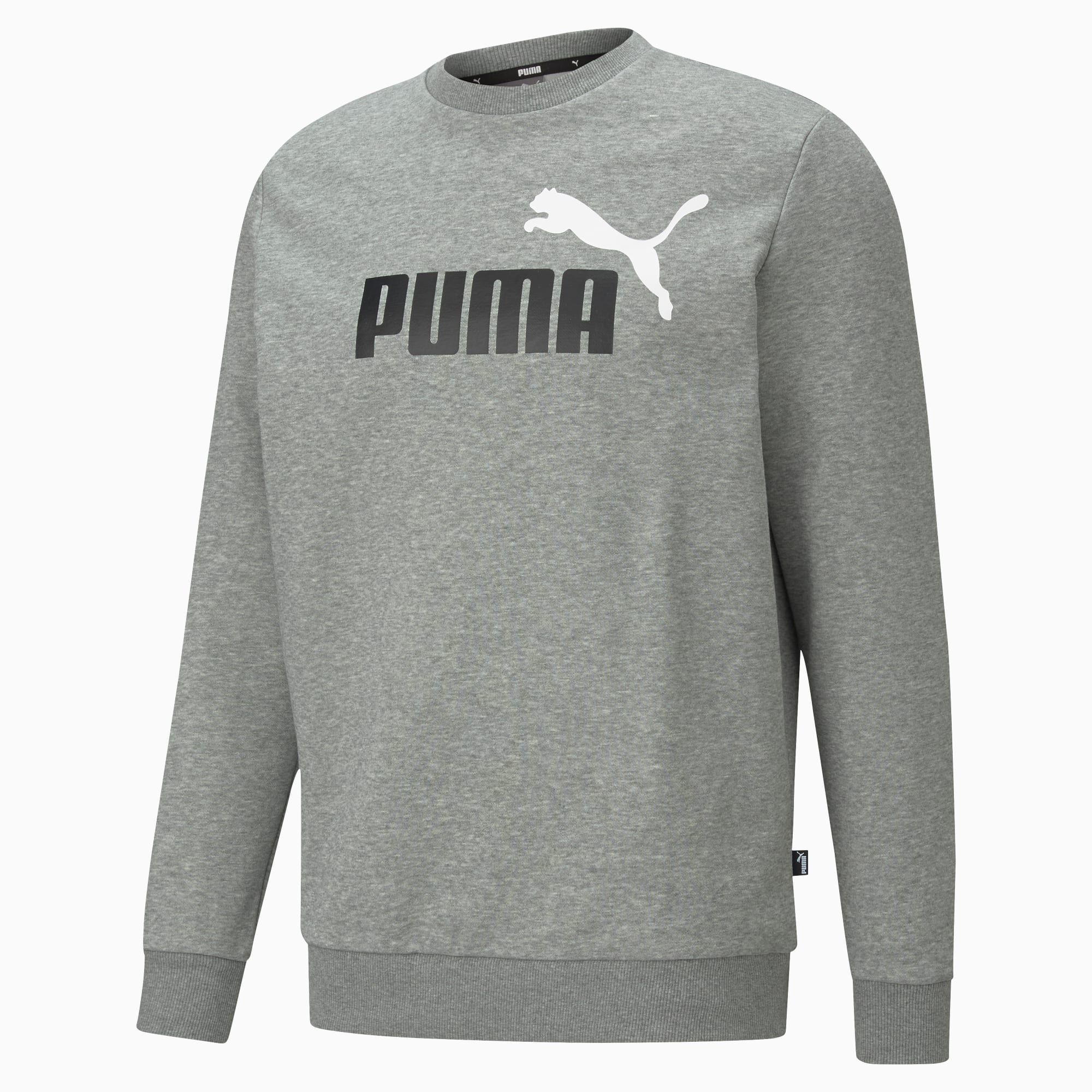 Essentials Two Tone Big Logo Crew Neck Men s Sweater